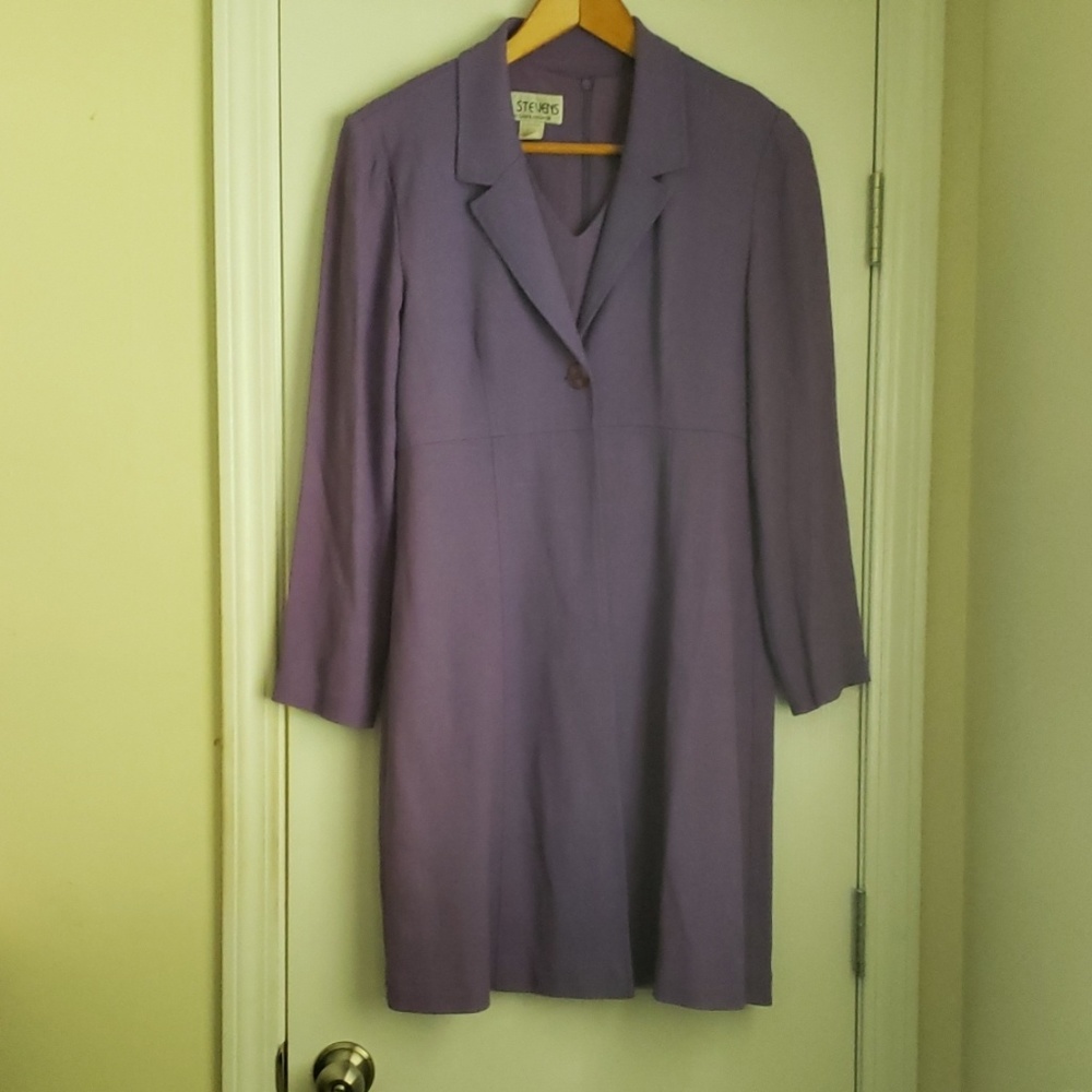J. Stevens purple dress with jacket